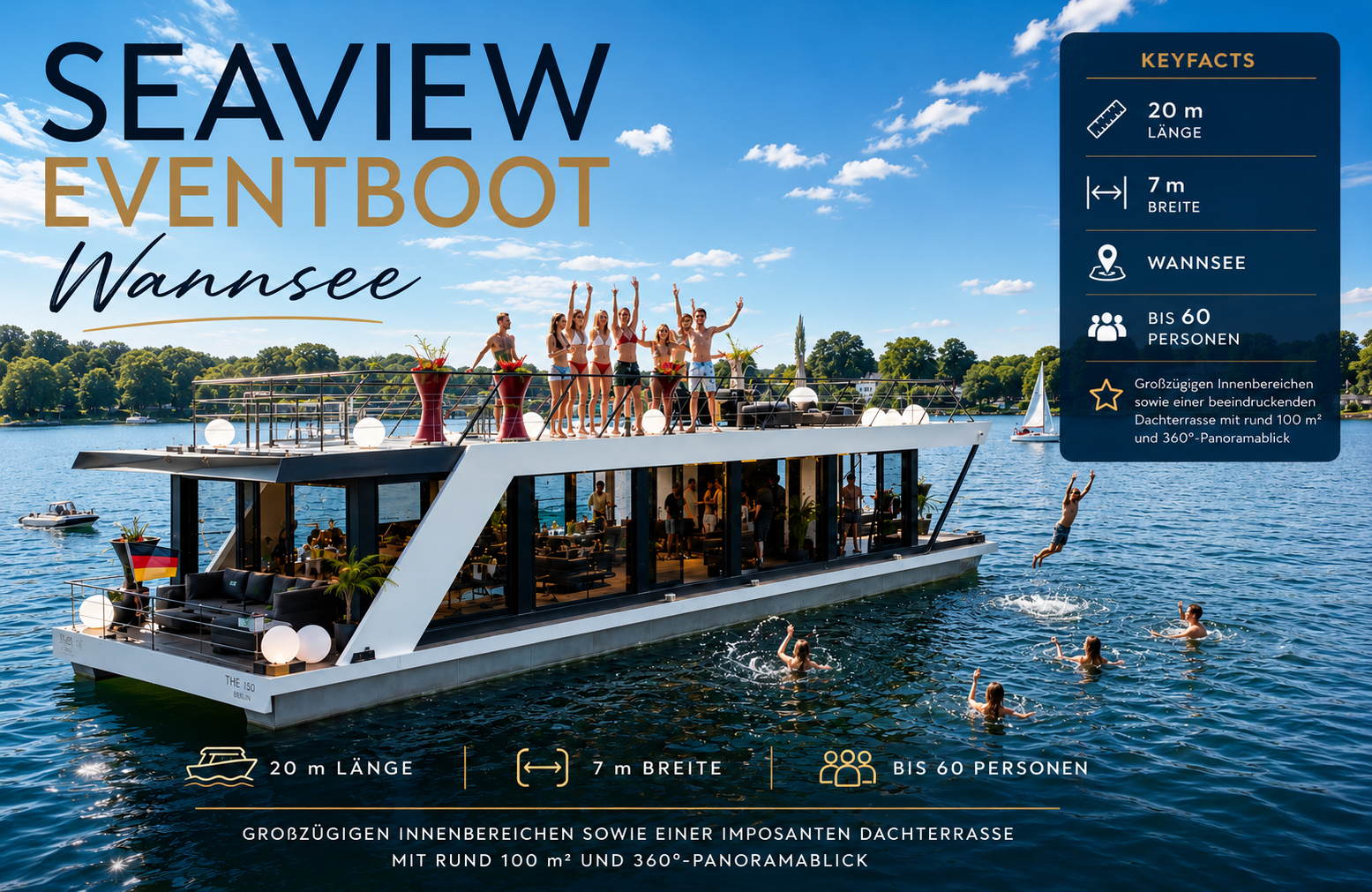 SEAVIEW EVENT YACHT WANNSEE, Königstraße 67A in Berlin