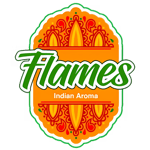 Flames Indian Aroma Logo