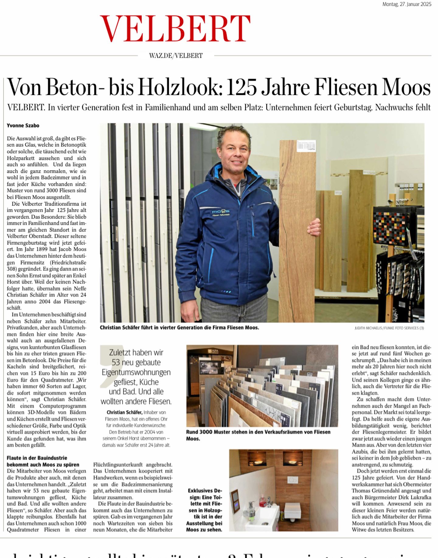 Fliesen Moos, Friedrichstr. 308 in Velbert