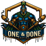 One & Done Coatings Logo