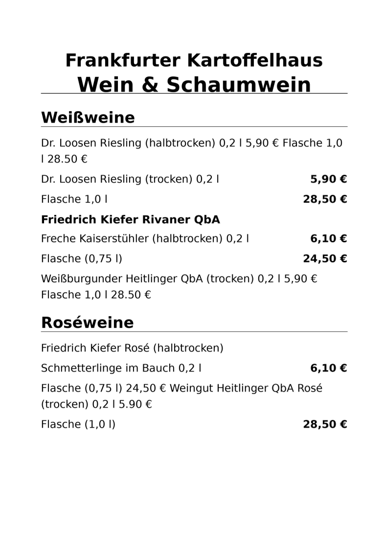 Bild 5 Frankfurter Kartoffelhaus - Das Restaurant in Frankfurt (Oder) in Frankfurt Oder