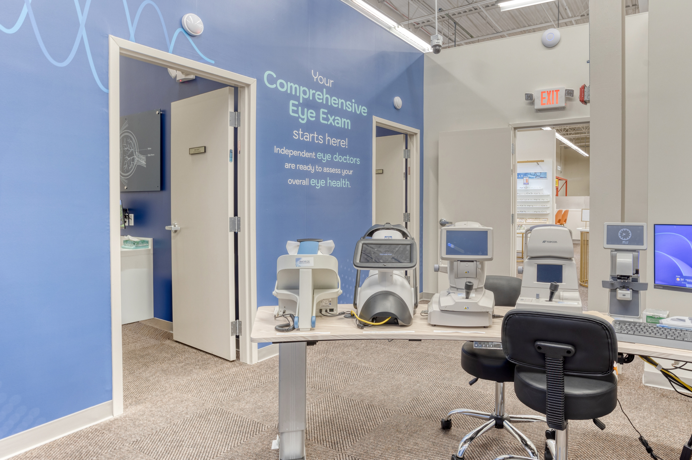 Eye Exam Equipment - Stanton Optical in Staples at 2329 Street Rd, Bensalem, PA 19020