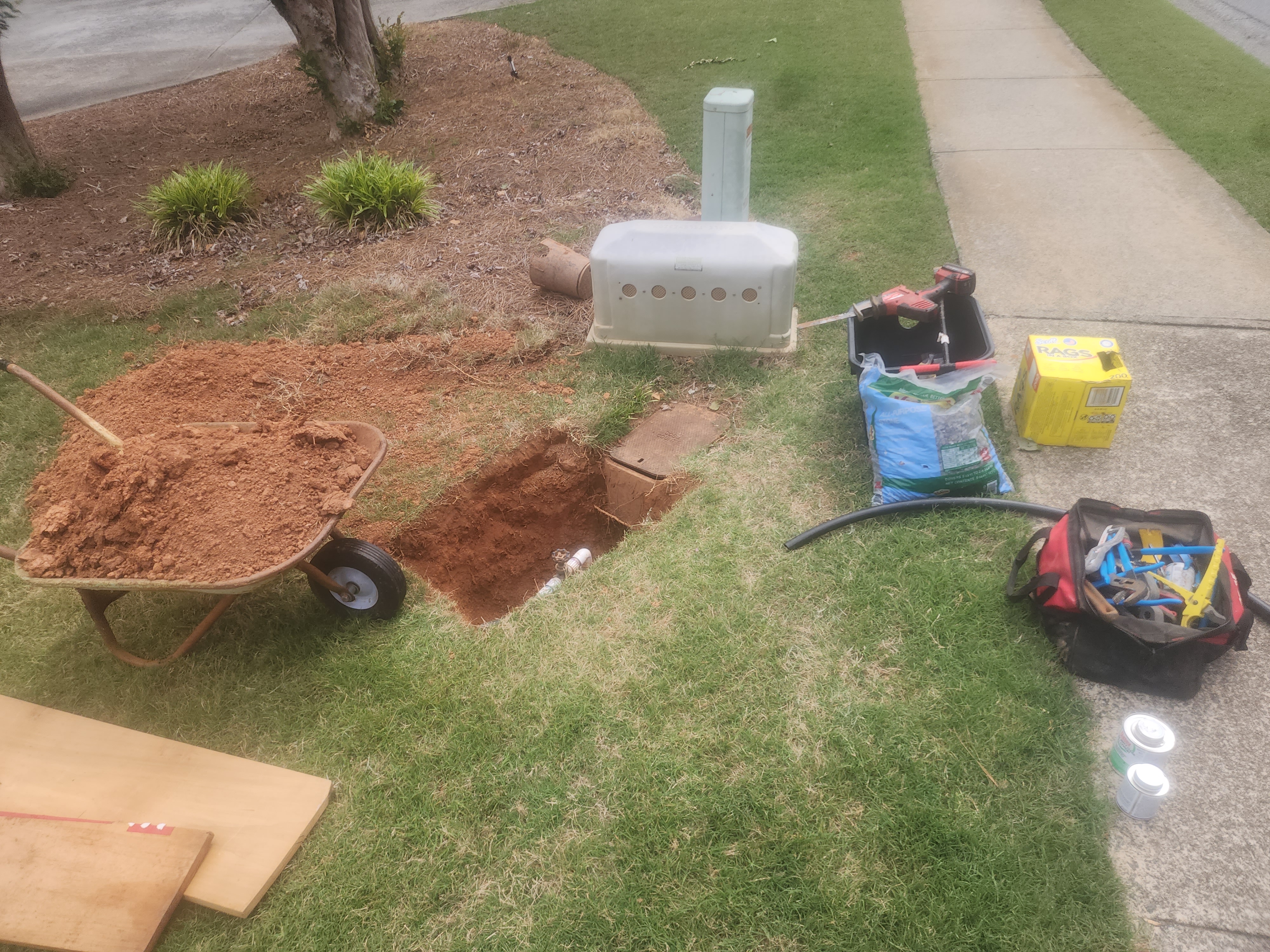 On-site service call, Cherokee County. 