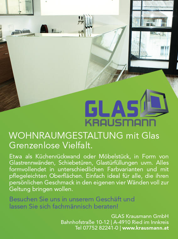 Glas Krausmann GmbH, Bahnhofstraße 10-12 in Ried im Innkreis
