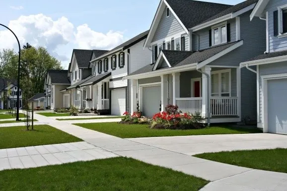 Residential subdivision representing new construction electrical services.