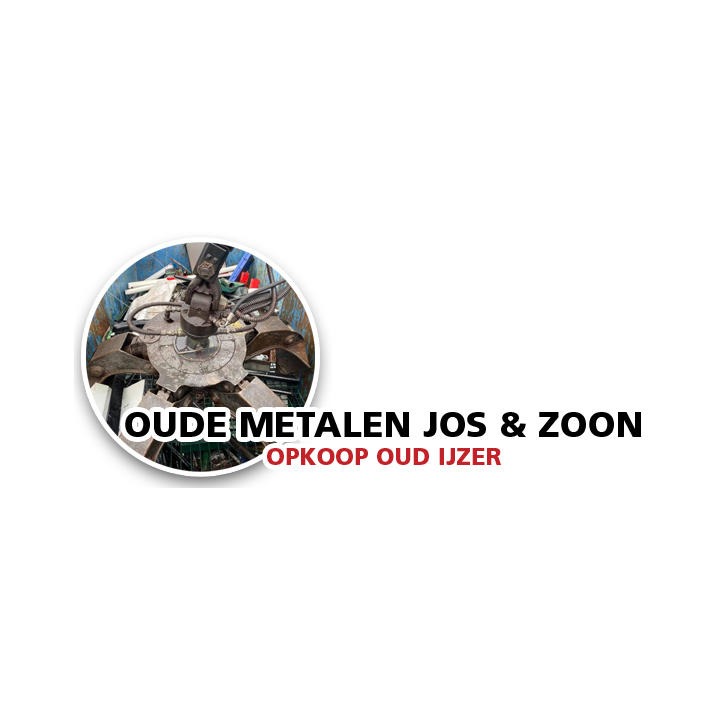 Oude metalen Jos & Zoon Logo