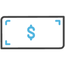 Dollar bill icon.