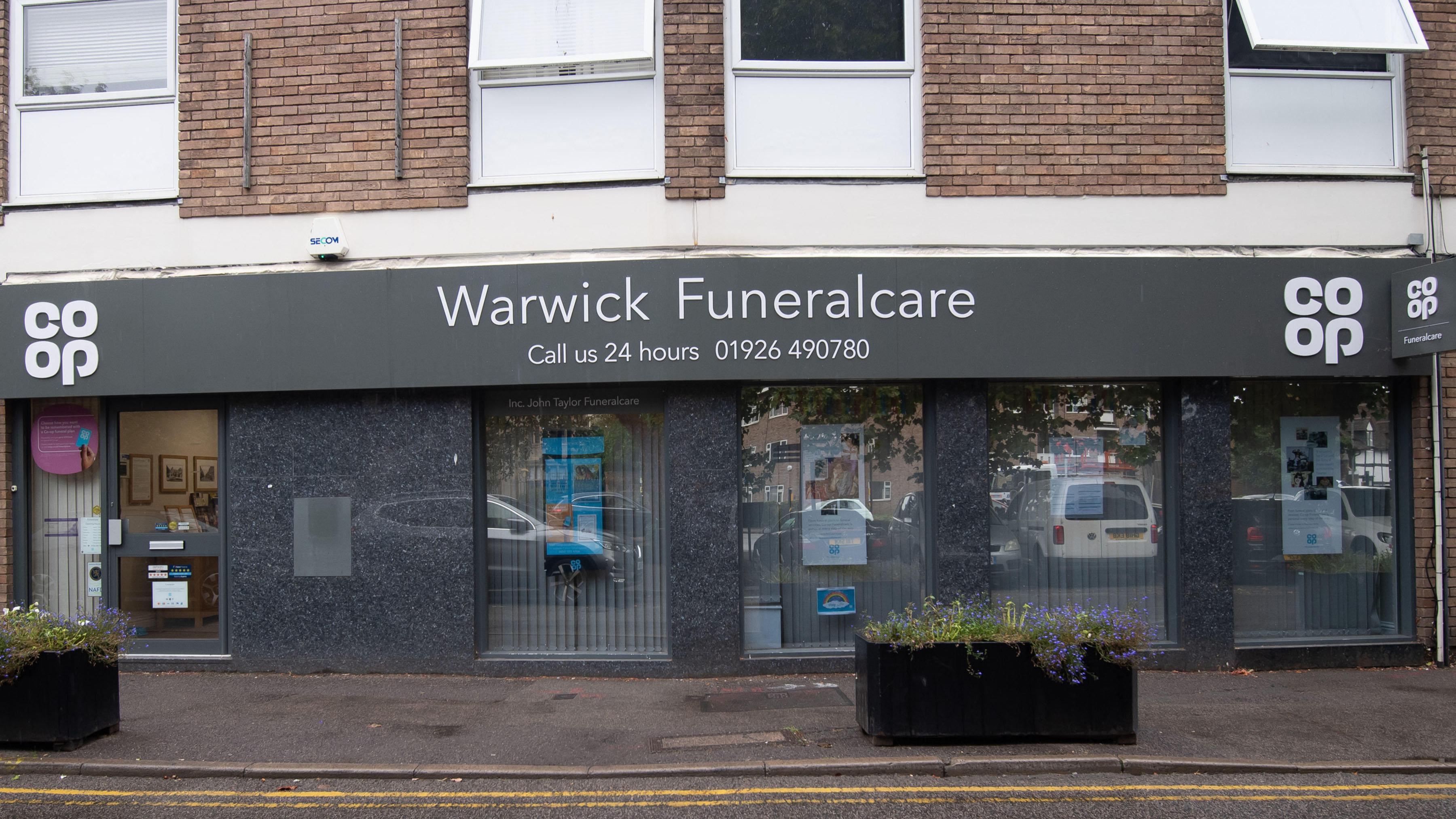 John Taylor Funeralcare Warwick Warwick Funeralcare (inc John Taylor Funeralcare) Warwick 01926 490780