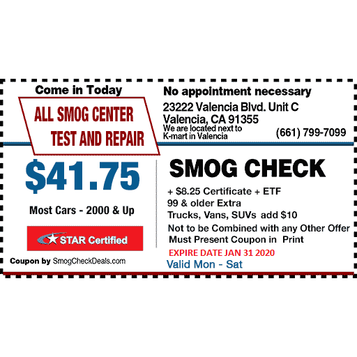 All Smog Center Test and Repair