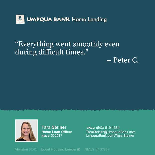 Images Tara Steiner - Umpqua Bank Home Lending