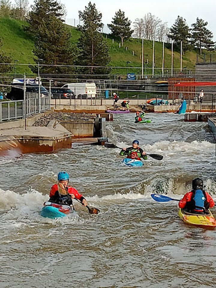 KANU Wildwasser – Terrasse, Wildwasserkehre 1 in Markkleeberg