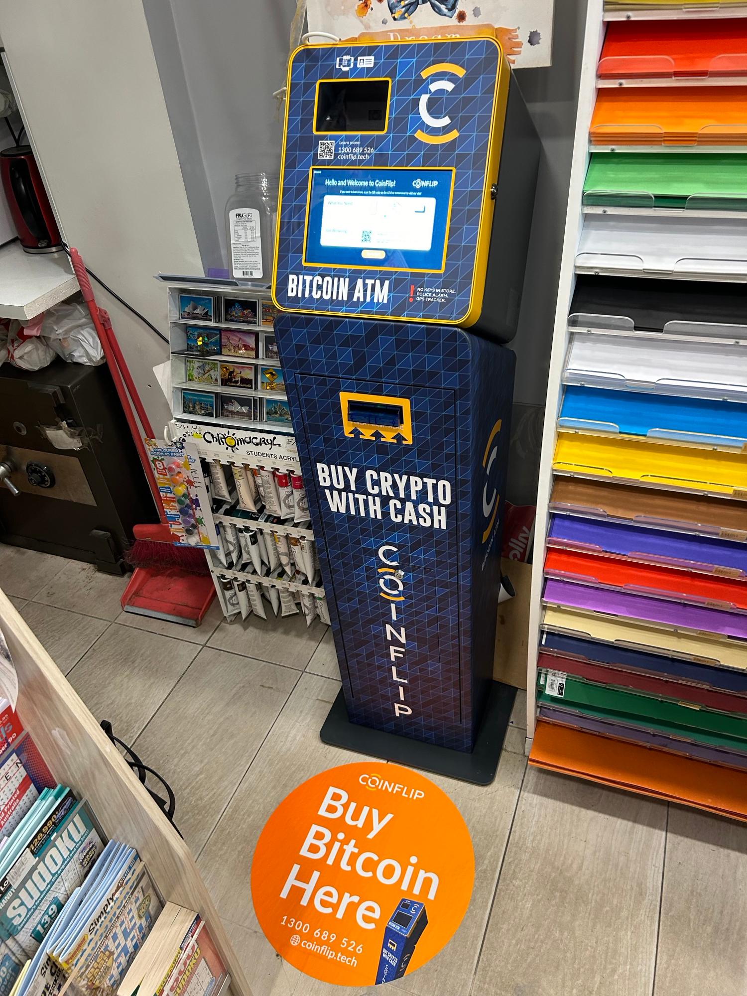 CoinFlip Bitcoin ATM - Newport Newsagency (Newport) Newport (13) 0068 9526