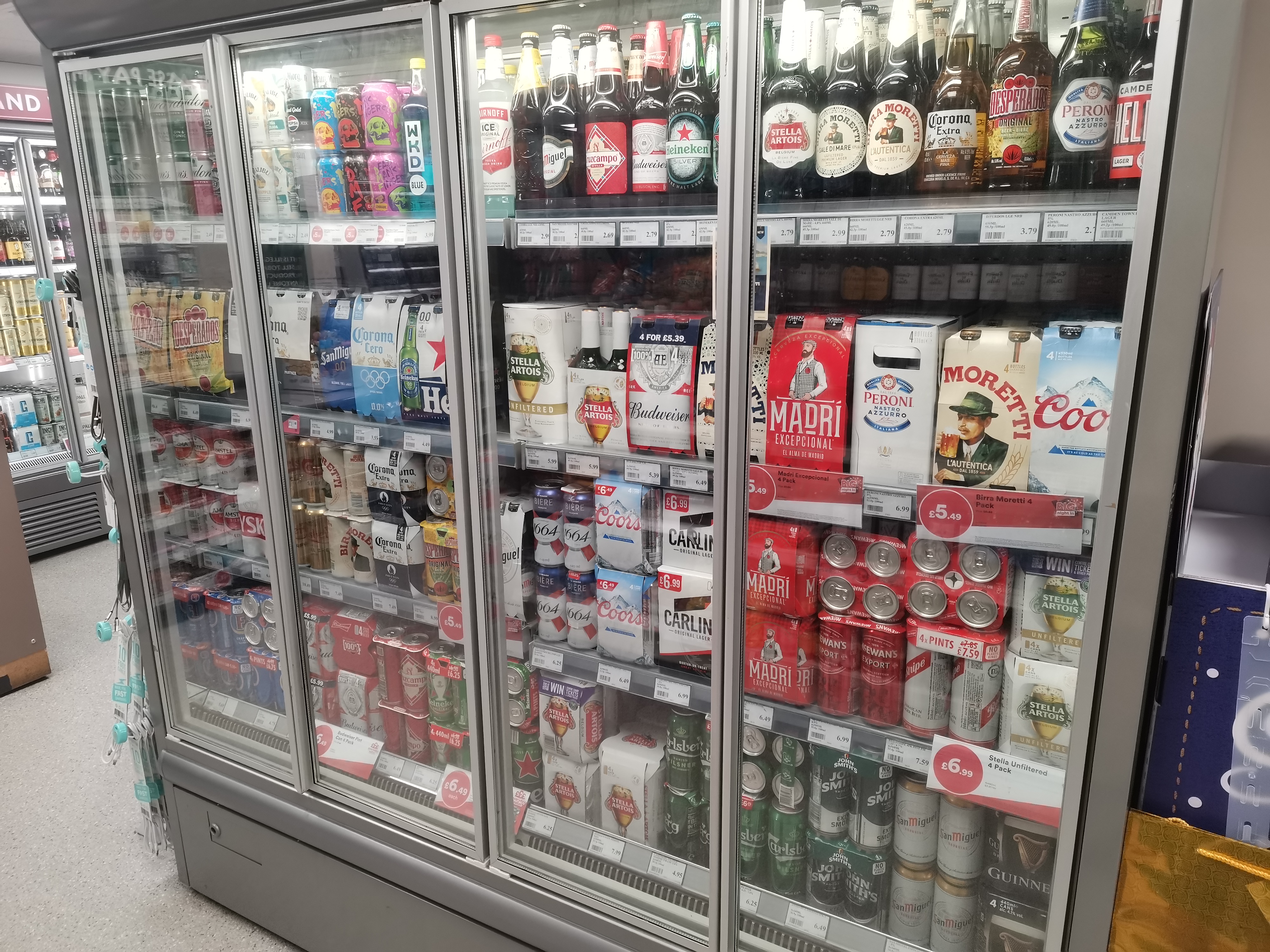 Chilled Beer, Lager & Cider Costcutter Little Clacton