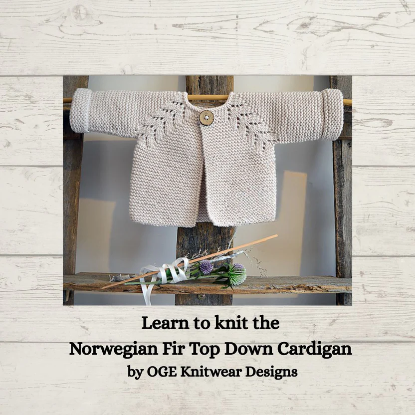 Norwegian Fir Cardigan Knitting Class