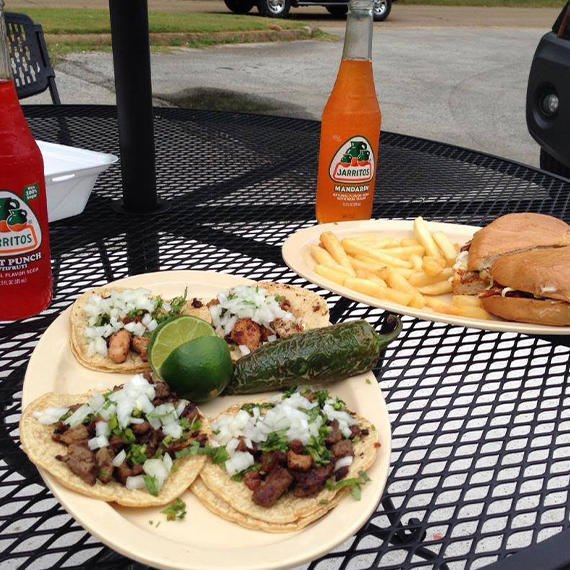 El Taco Veloz and Mexican Grill-asada tacos