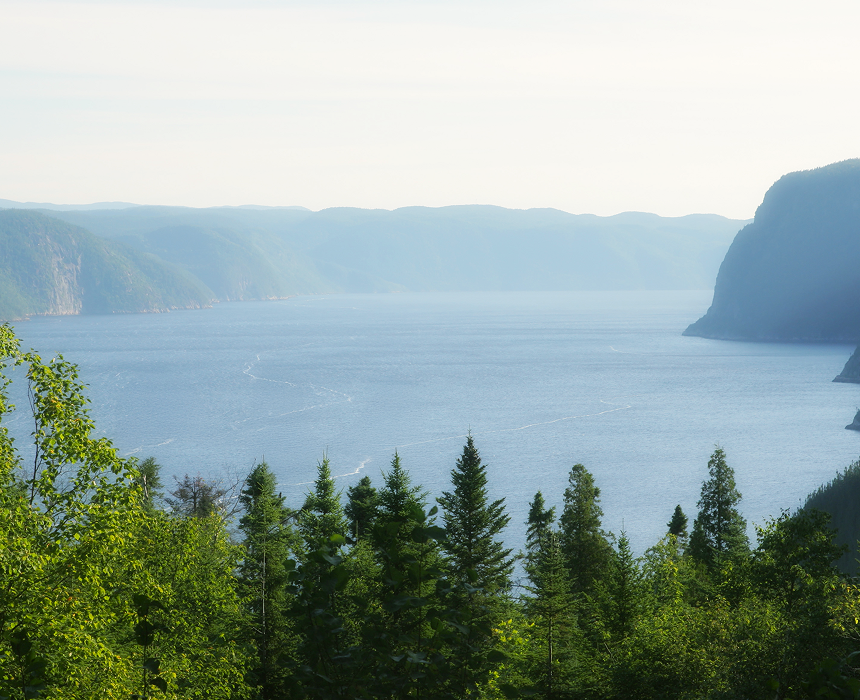 A stunning photo of Le Fjord-du-Saguenay.