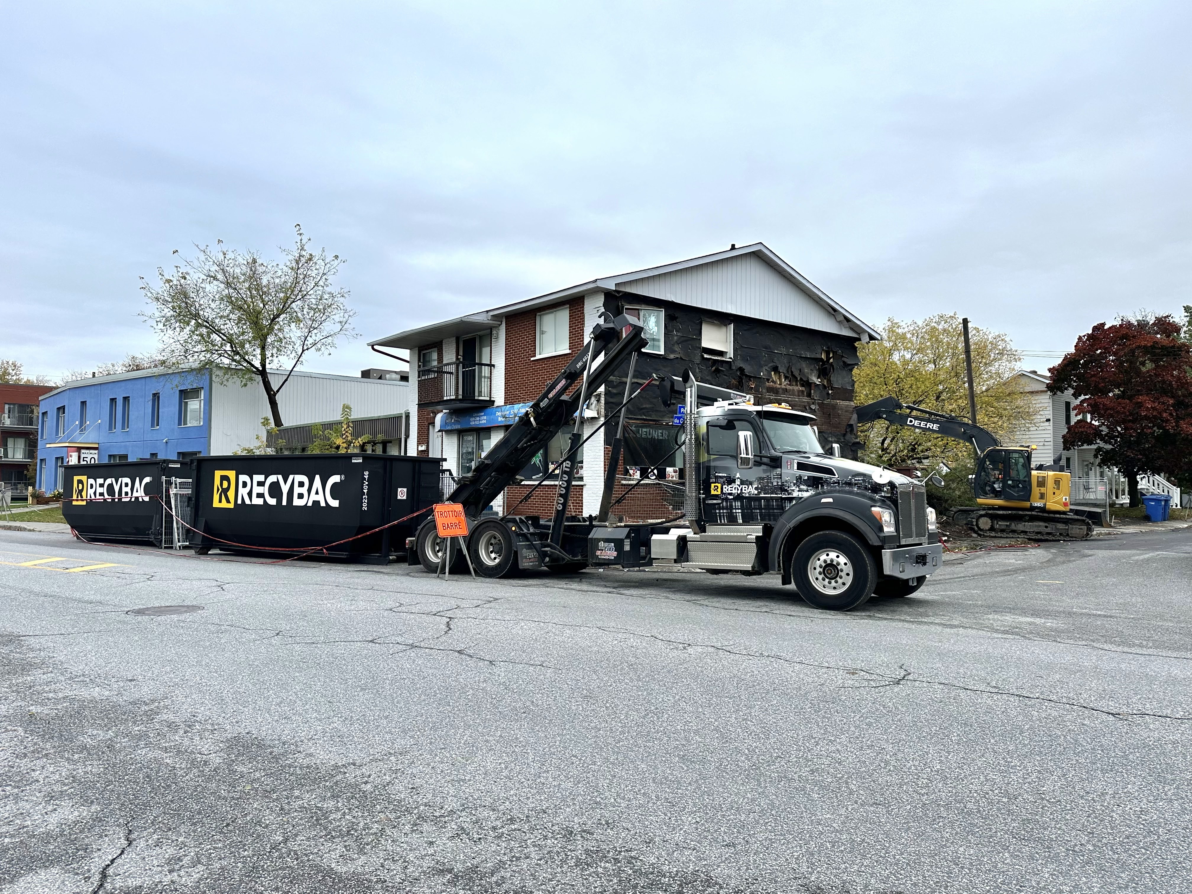 Images Location de conteneur RECYBAC Longueuil