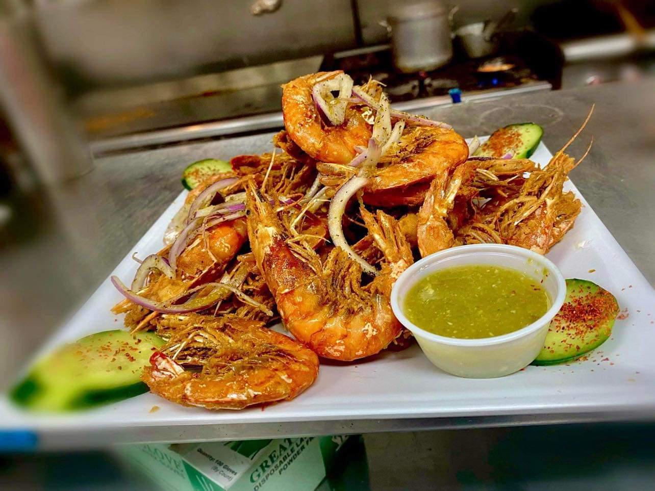 Mariscos La Riviera Estilo Milpas Viejas Nayarit CastanÌeda's Mexican Food- shrimp