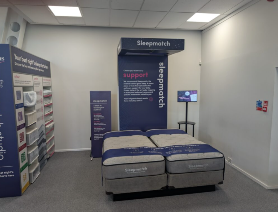 Head in-store for the full Sleepmatch™ experience. Our unique Sleepmatch™ technology matches you with your perfect bed.
