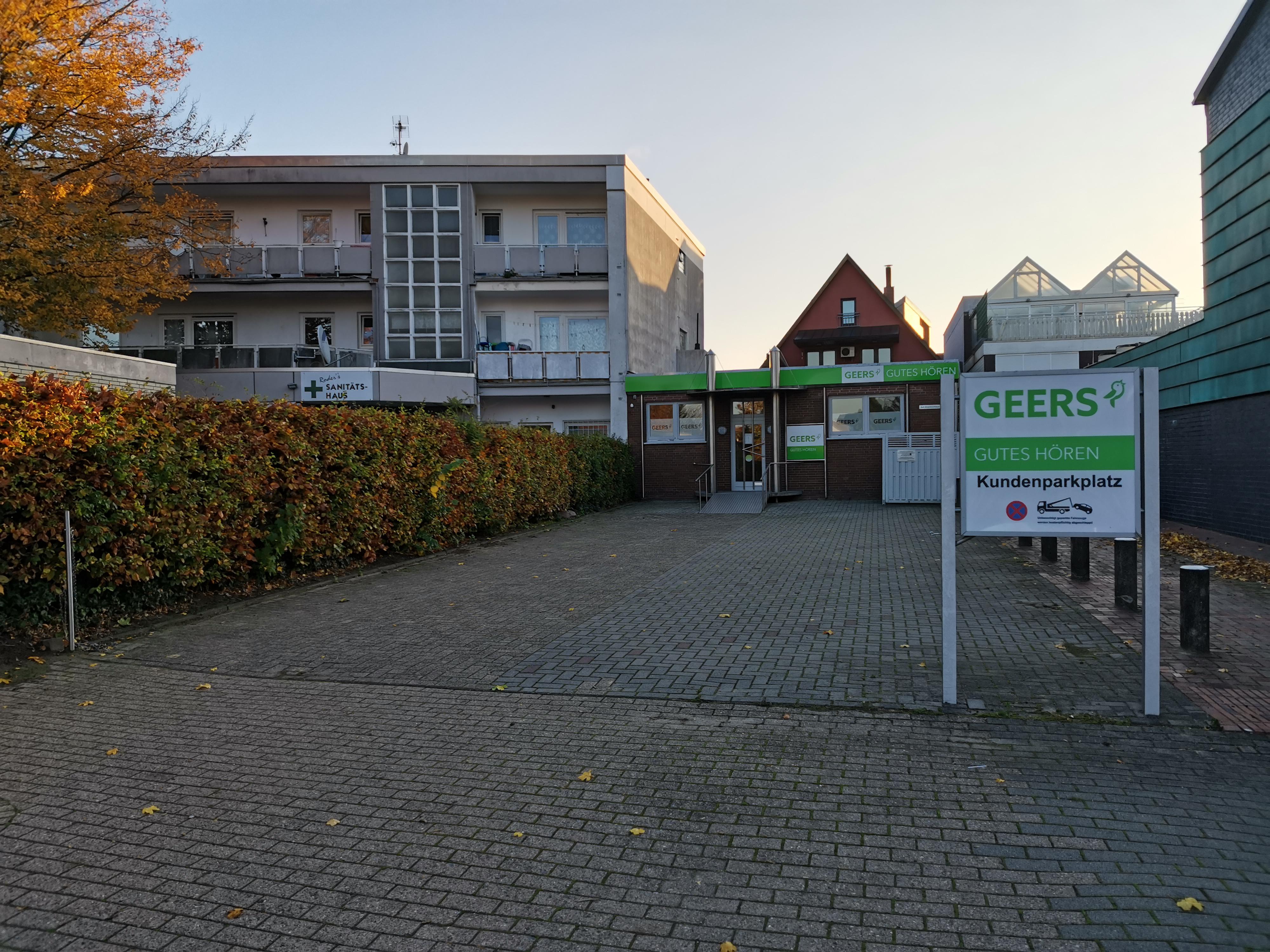 Außenaufnahme vom GEERS Fachgeschäft