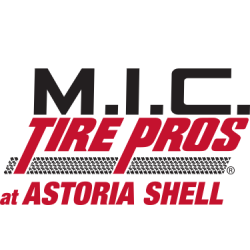 M.I.C. Tire Pros at Astoria Shell Logo