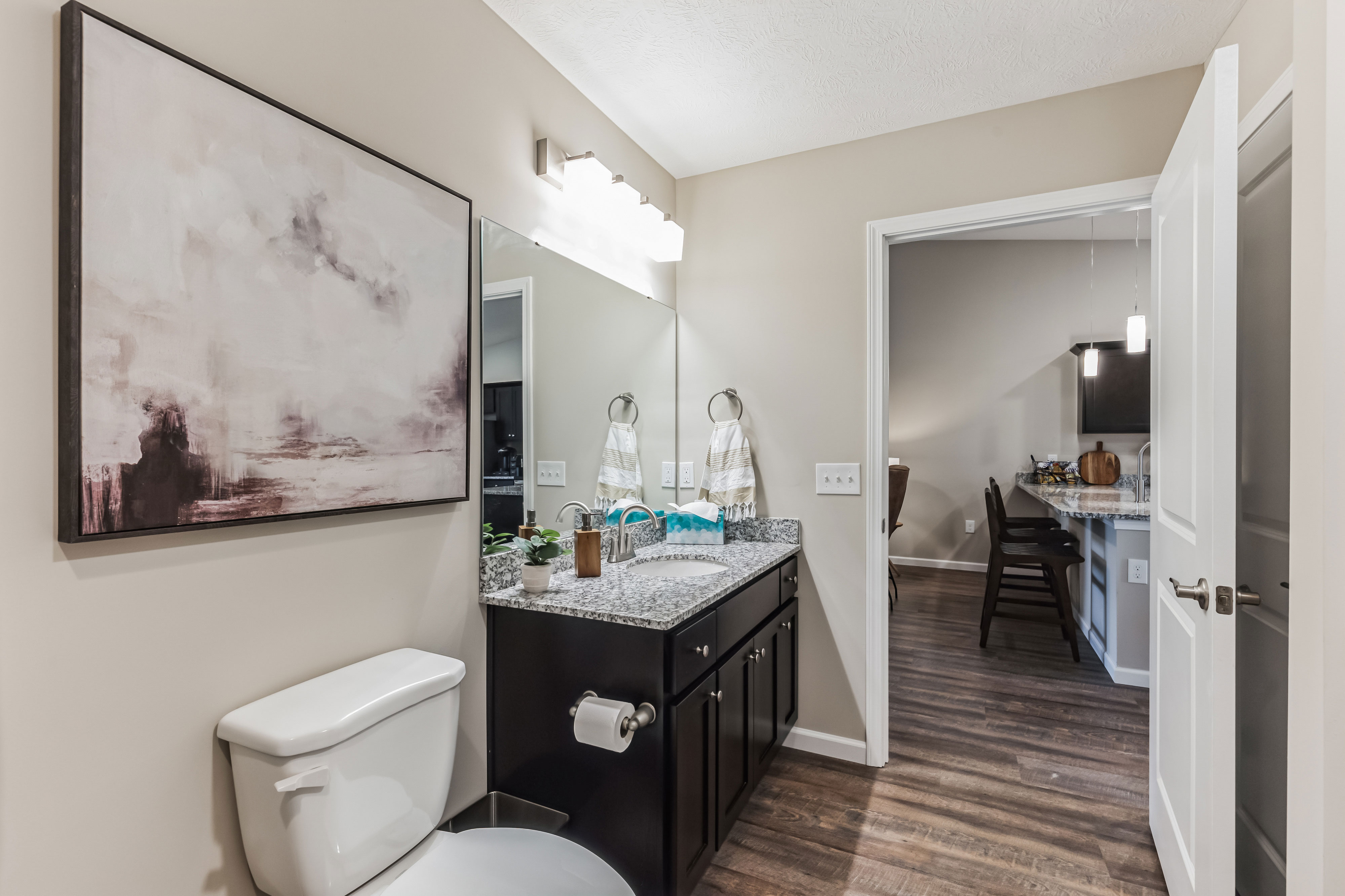 Second Bathroom and Full-Sized Laundry Hookups