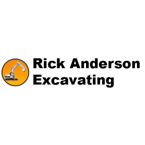 Rick Anderson Excavating LLC. Logo