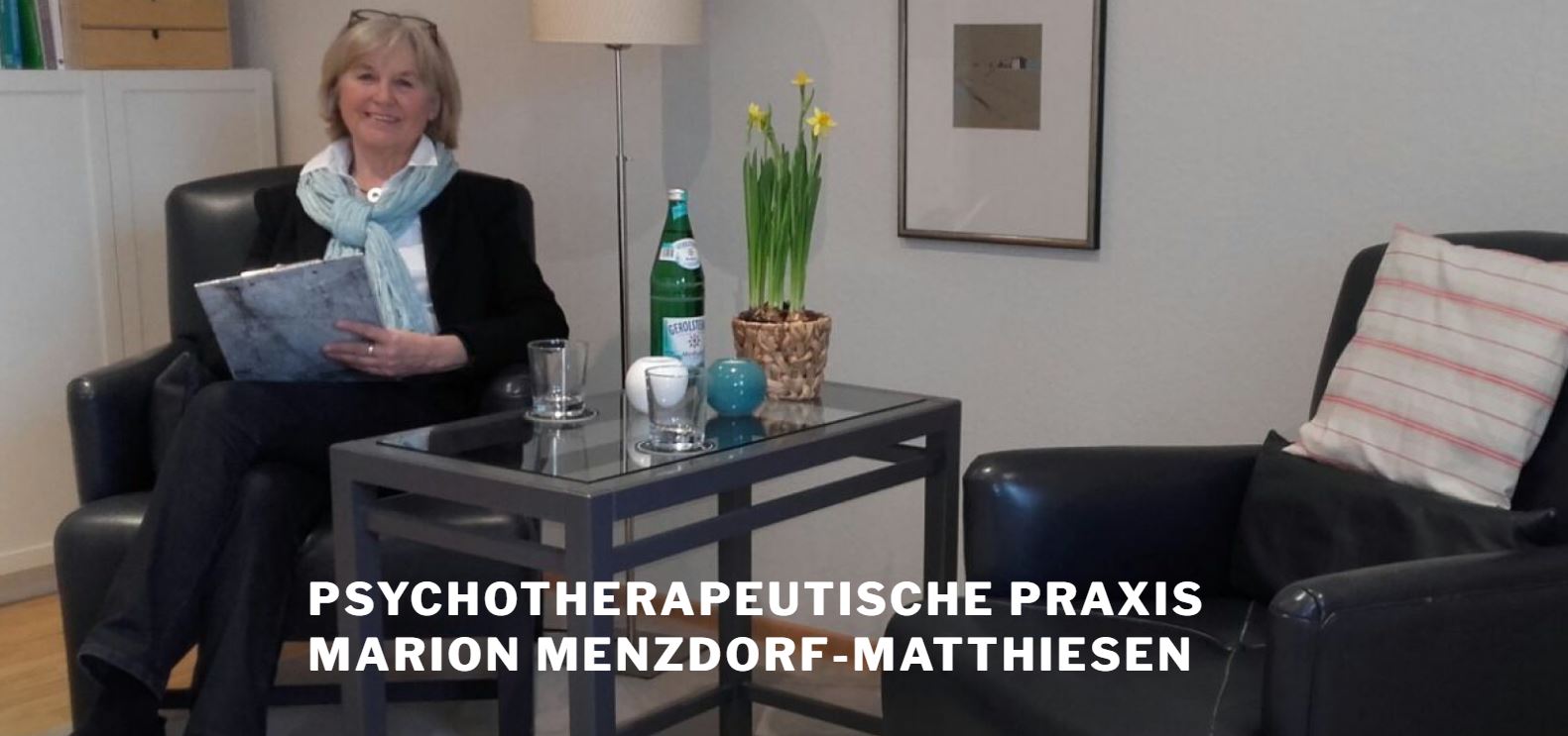 Logo Psychotherapeutische Praxis
Marion Menzdorf-Matthiesen