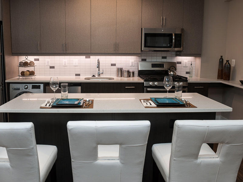Embassy Tower Apartments Kitchen and Bartop
