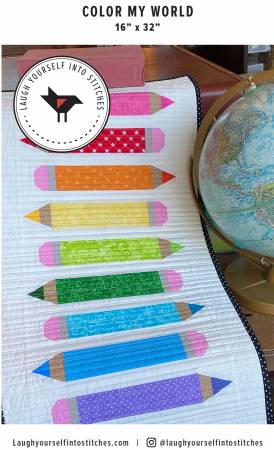 Color My World Pattern
Add a playful pop of color to your space with a fun and creative runner featuring bright pencil designs. This cheerful pattern is perfect for showcasing vibrant fabrics while creating a unique piece that’s great for classrooms, studios, or anyone who loves a touch of whimsy.