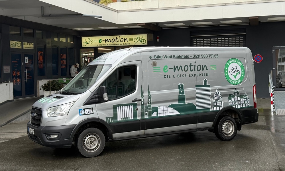 e-motion e-Bike Welt, Dreirad- & Lastenfahrrad-Zentrum Bielefeld, Apfelstraße 245 in Bielefeld