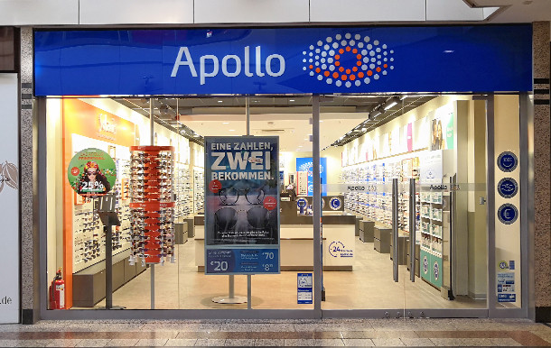 Apollo-Optik, Stummplatz 1 in Neunkirchen