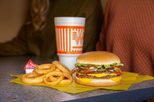 Whataburger Whatameal with Onion Rings Whataburger Fort Worth (817)847-7105