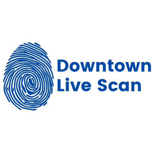 Downtown live scan fingerprinting Logo