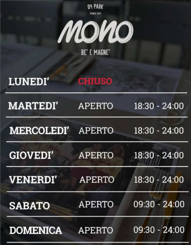Images Ristorante MONO