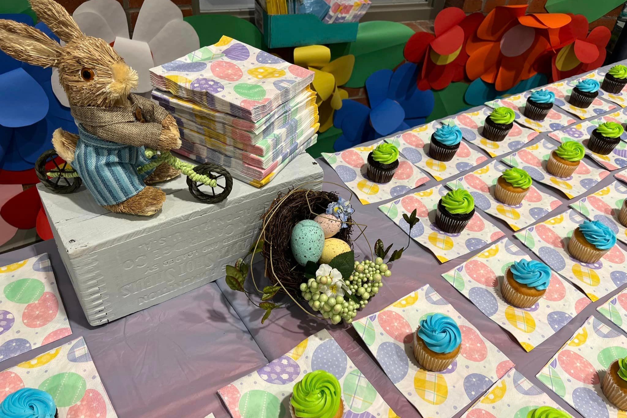 Celebrating the joys of springtime with our future leaders! These young minds are enjoying a delightful treat during our celebration at the local school. It&rsquo;s moments like these that remind us of the importance of community and togetherness.