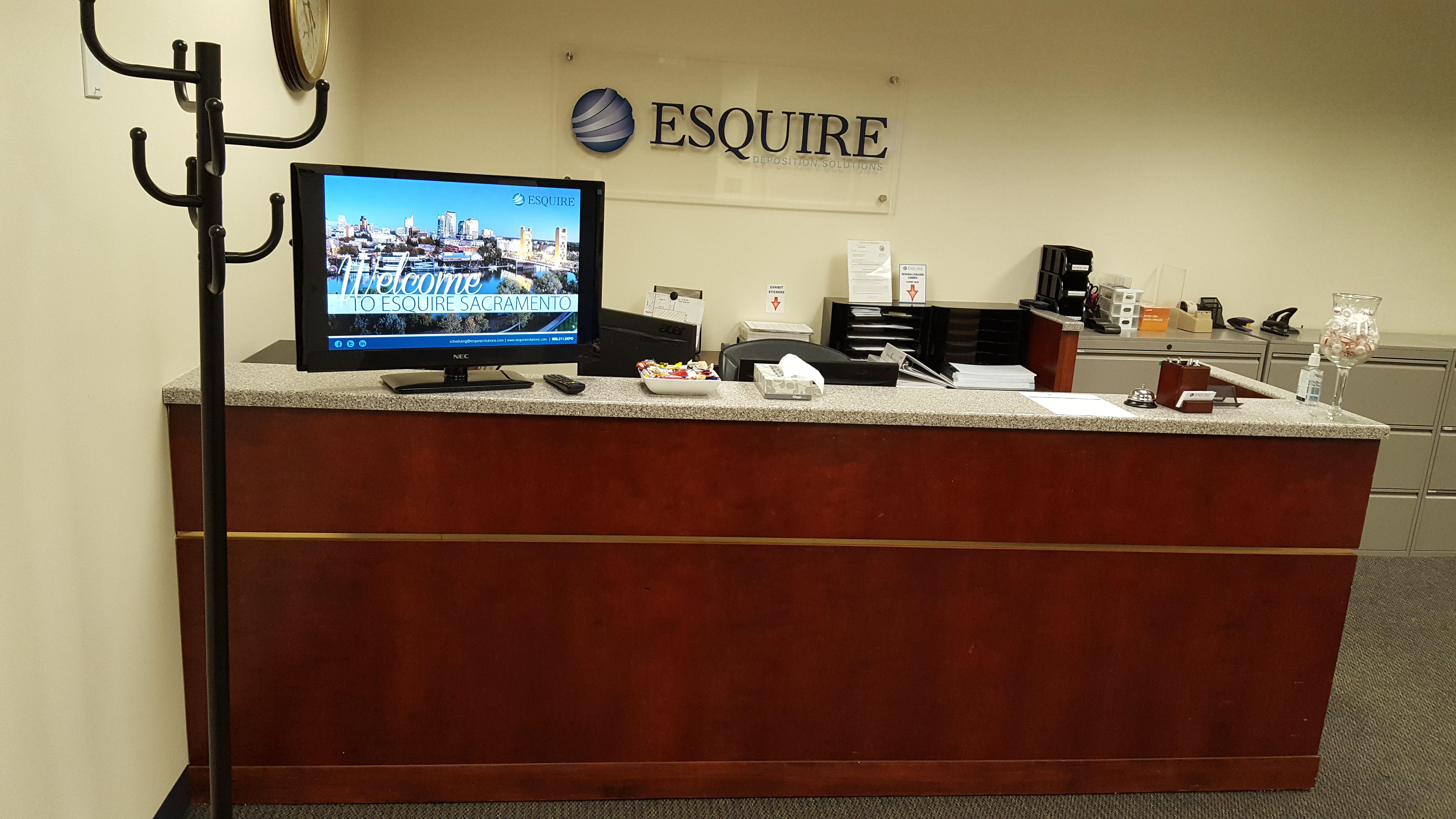 Esquire Sacramento, CA reception area