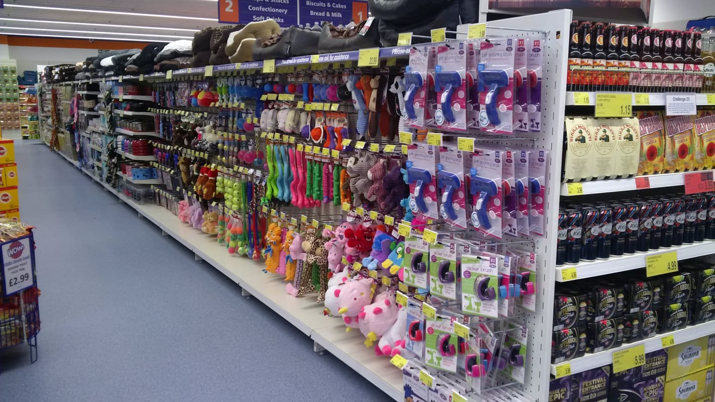 Shoppers at our new B&M Clifton (Nottingham) will we're barking mad for Pets! Our huge range includes everything from branded dog and cat food to toys, leads and collars.