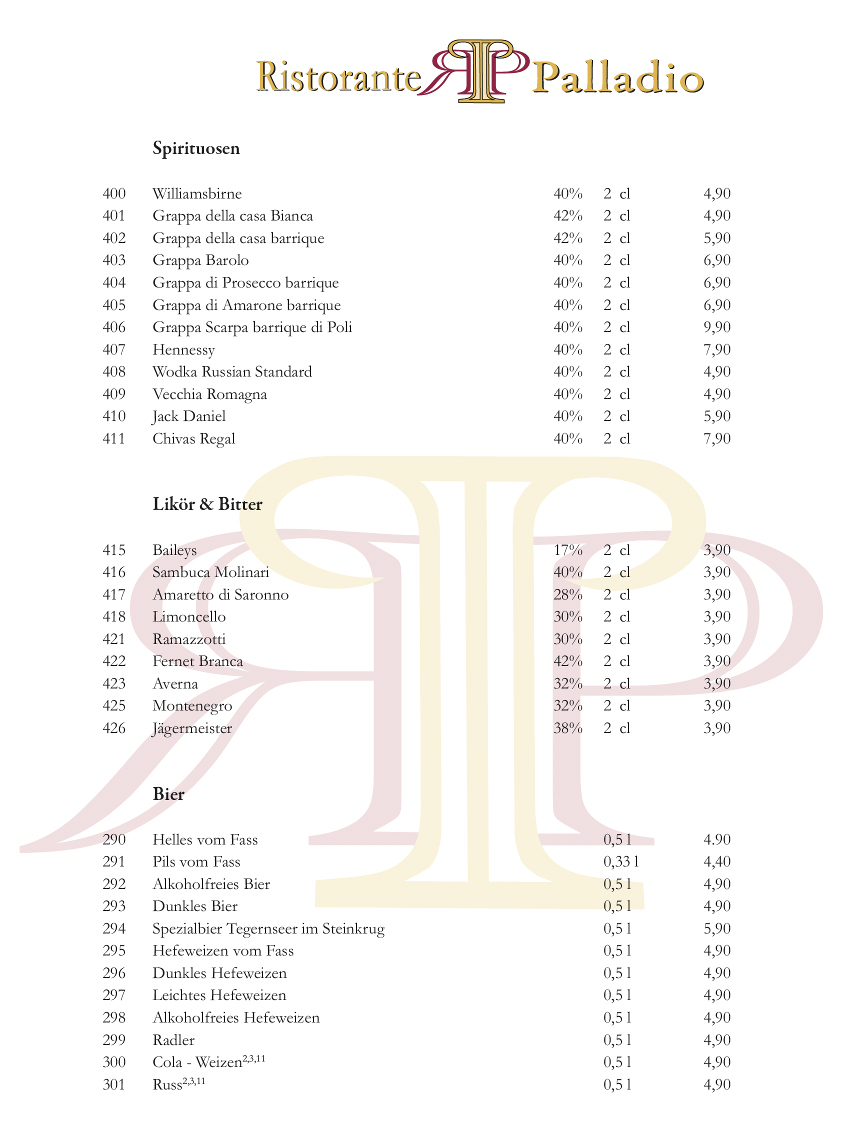 Bilder Ristorante Palladio