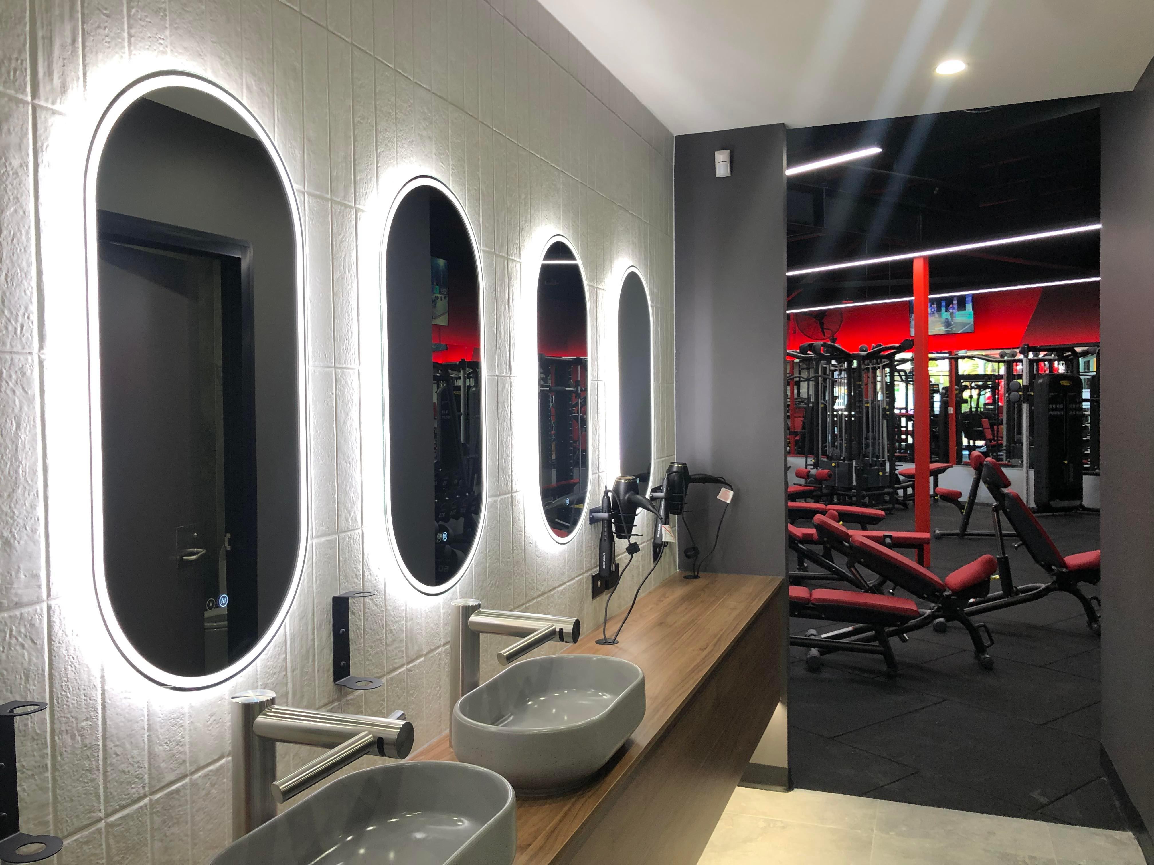 State of the Art Bathrooms with Hairdryers Snap Fitness 24/7 Mayfield Mayfield 0422 426 596