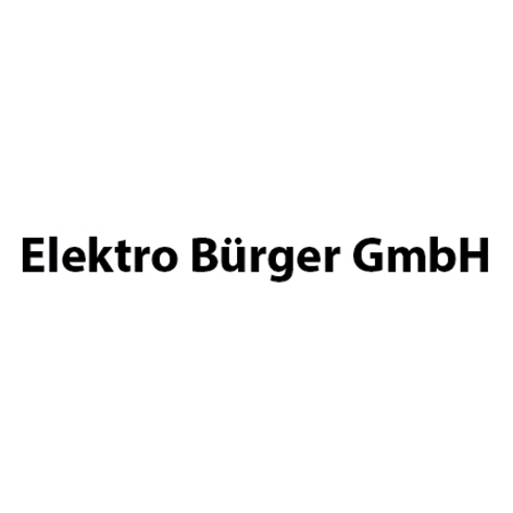 Logo Elektroinstallationen | Elektro Bürger GmbH