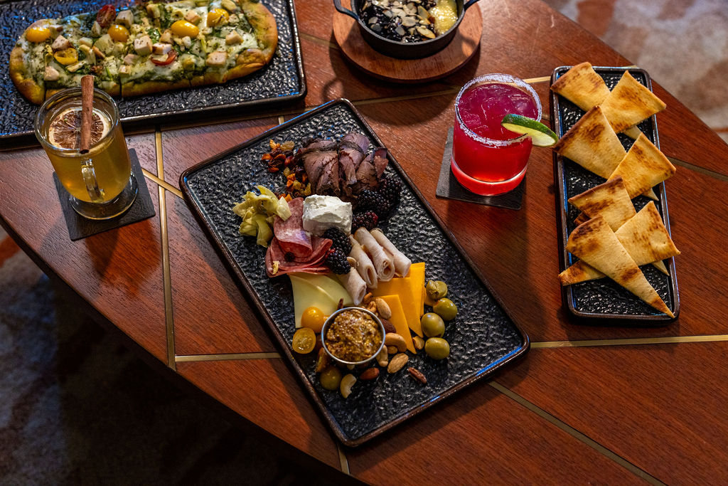 Cocktails and appetizers at The Franklin