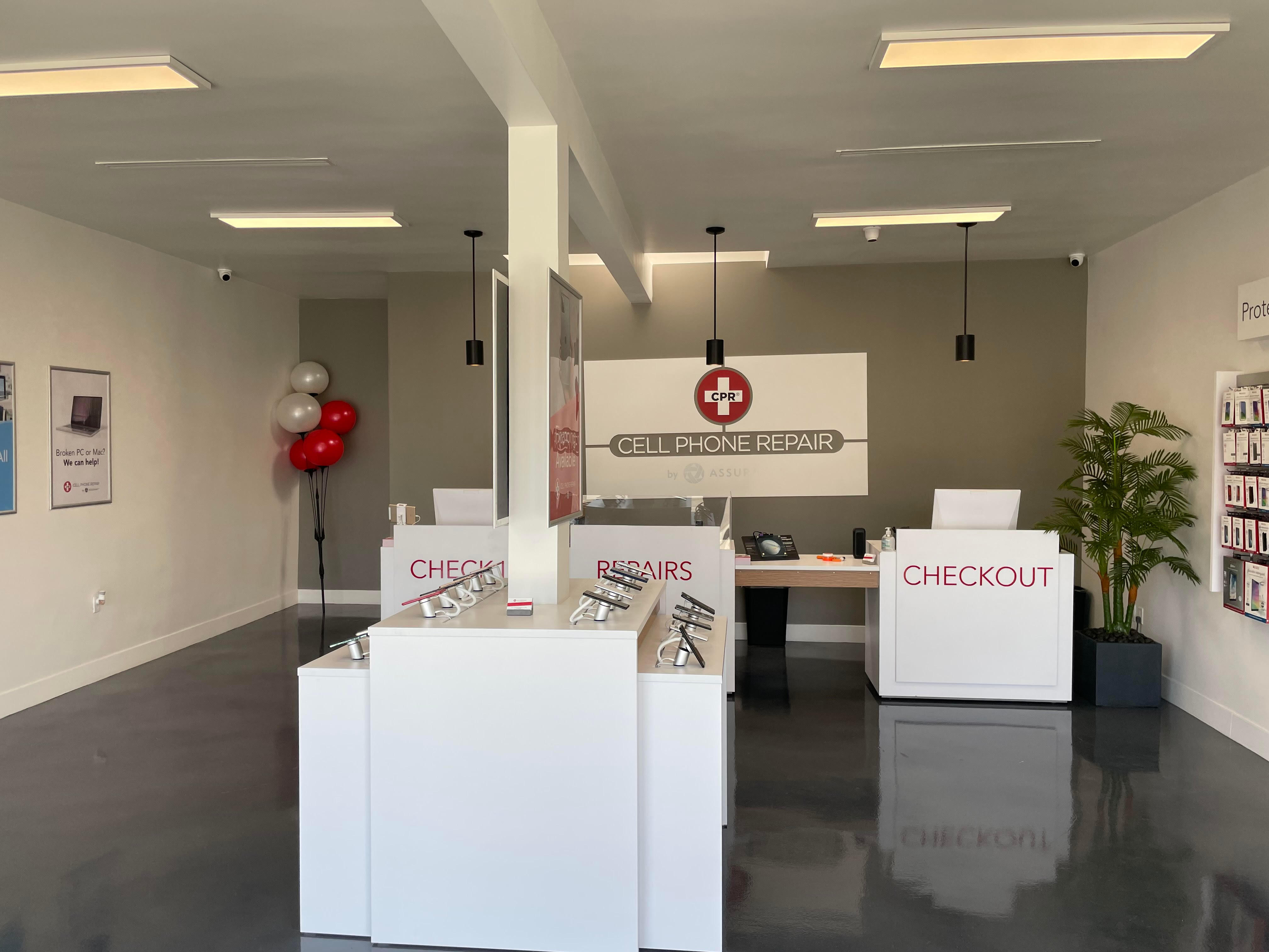 CPR Cell Phone Repair Long Beach CA - Store interior