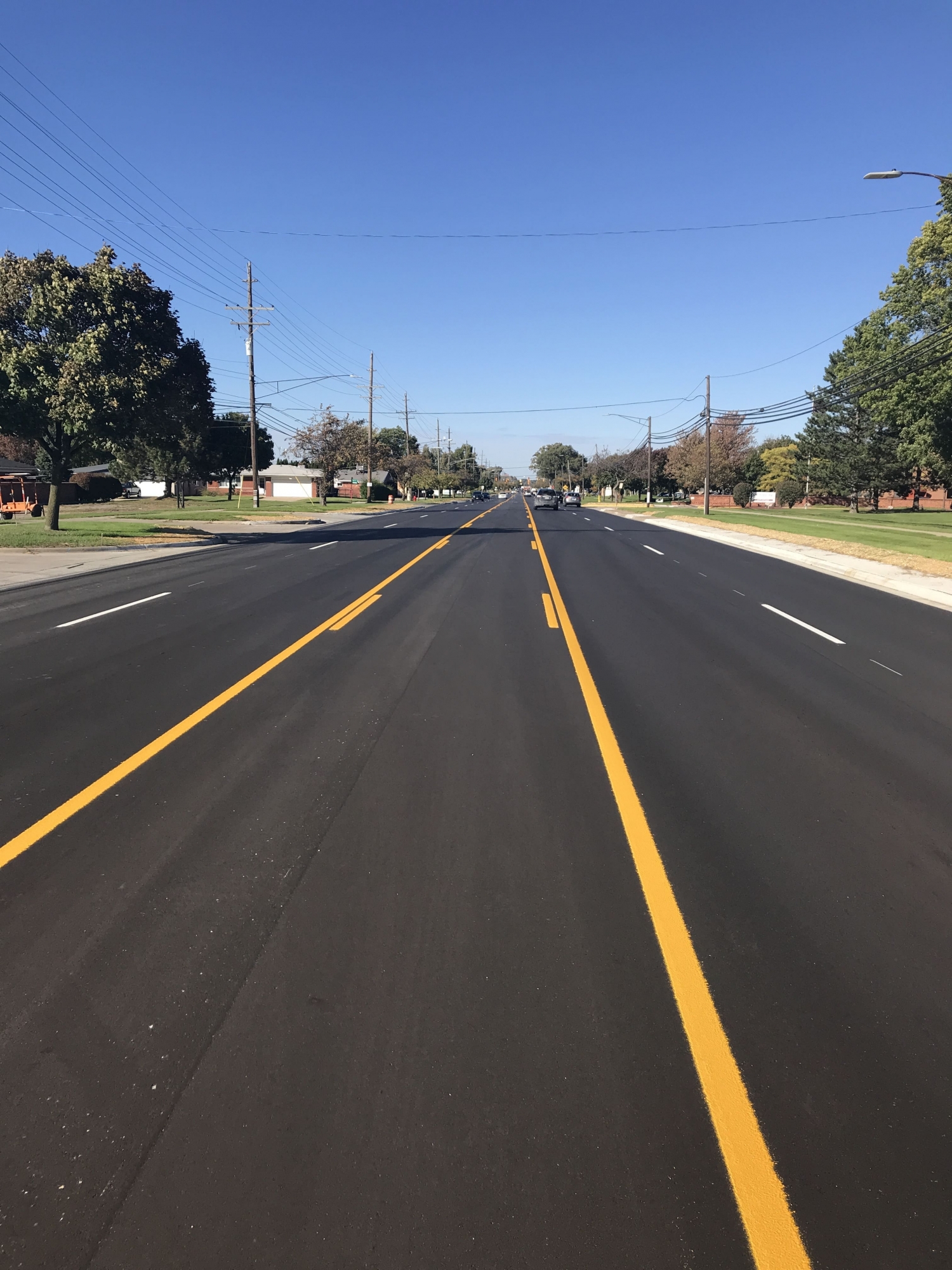 Hoover Road concrete paving project