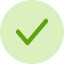 BlueFrog Checkmark Icon Light Green Var.