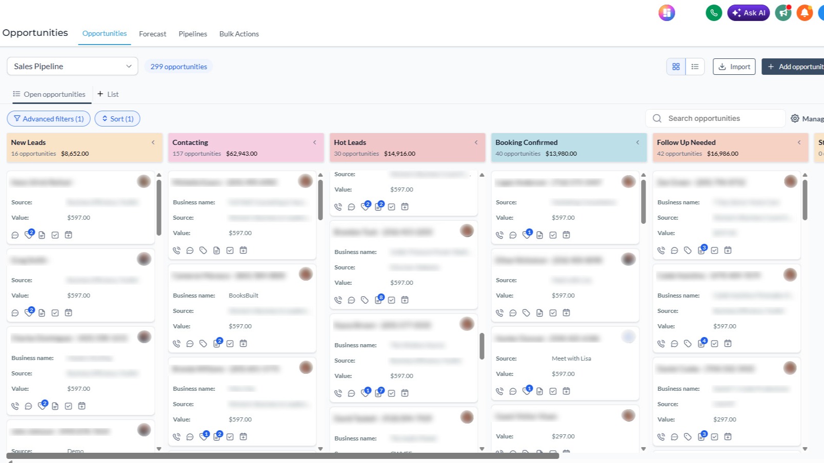 Pipelines, Opportunities, and Project Management