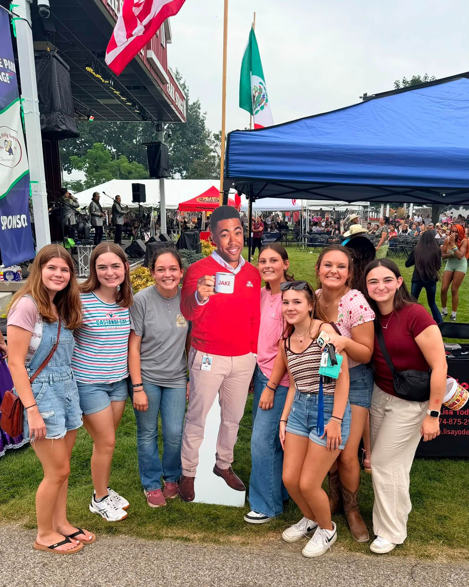 Come hang out with us and snag a selfie with Jake at the Elkhart County 4-H Fair for Latino Night! 