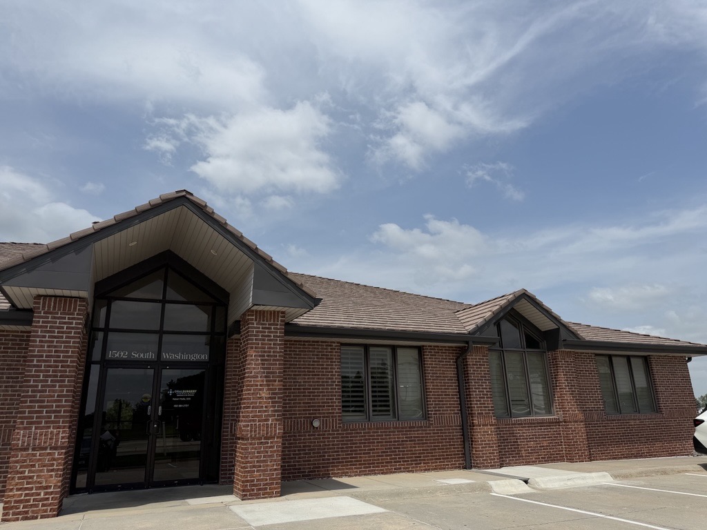 Front of the building