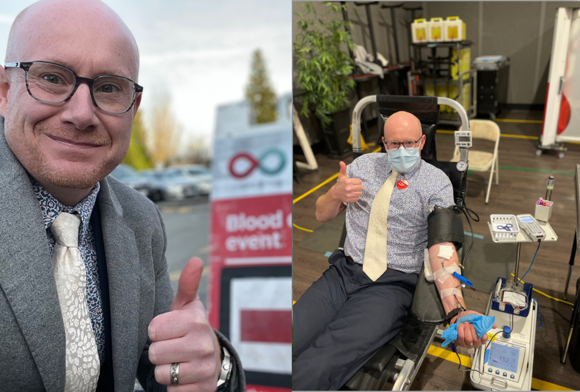 White Rock blood donation event