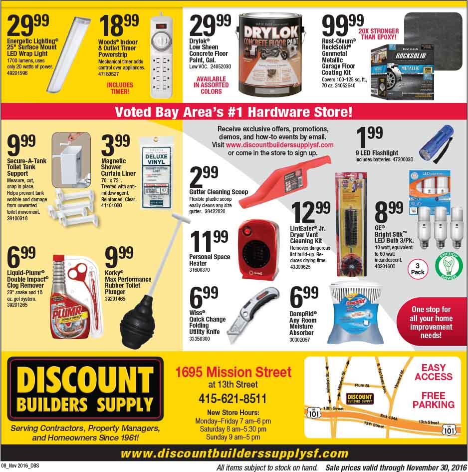 Discount Builders Supply Coupons near me in San Francisco ...